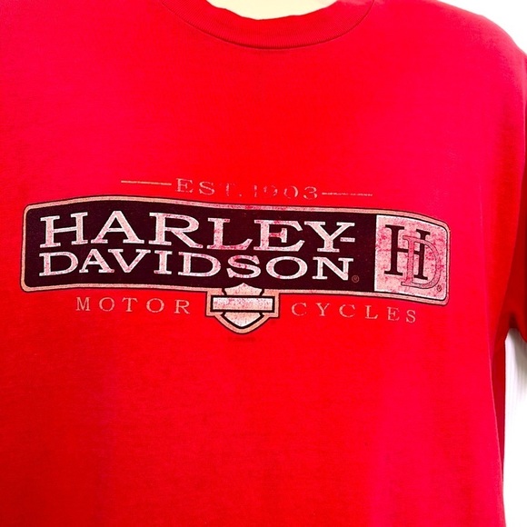 Harley Davidson - Low Country Charlestown South Carolina Faded Out T Shirt Large - Picture 3 of 13